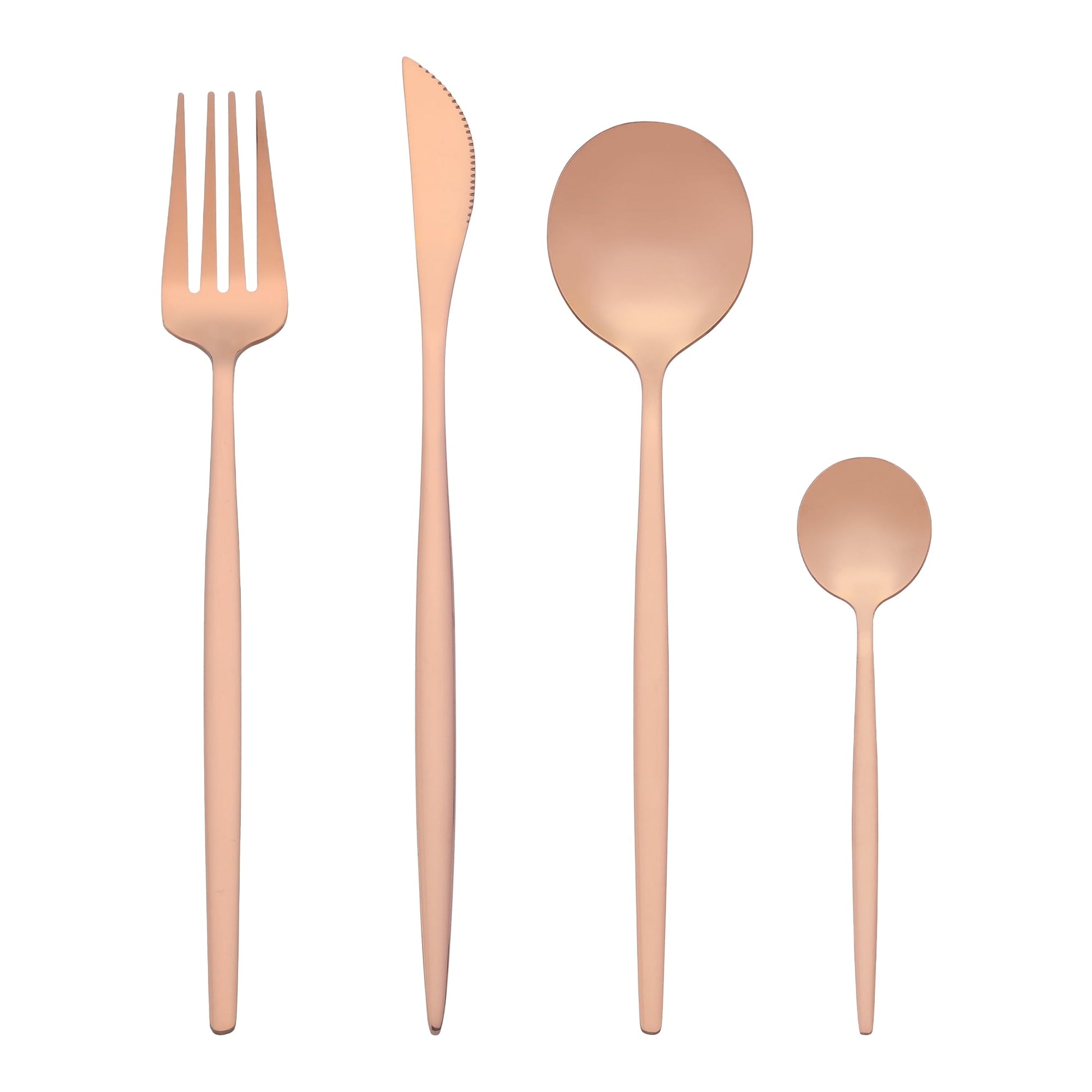 Unique Bargains 20 Piece Silverware Set Stainless Steel Flatware Set Colorful