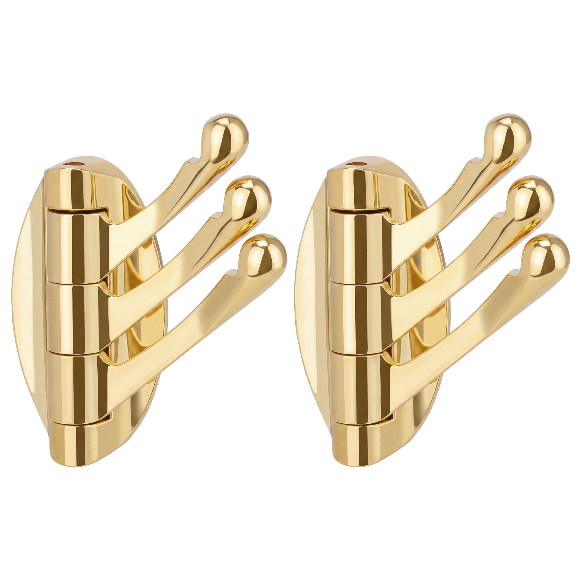 Unique Bargains 2Pcs Utility Hooks Metal Durable Hooks Copper
