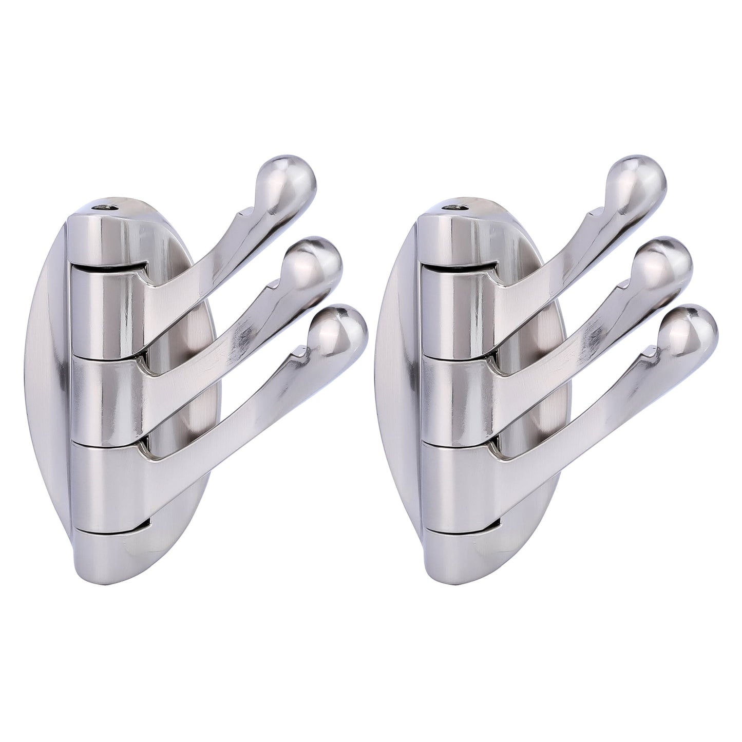 Unique Bargains 2Pcs Utility Hooks Metal Durable Hooks Gray
