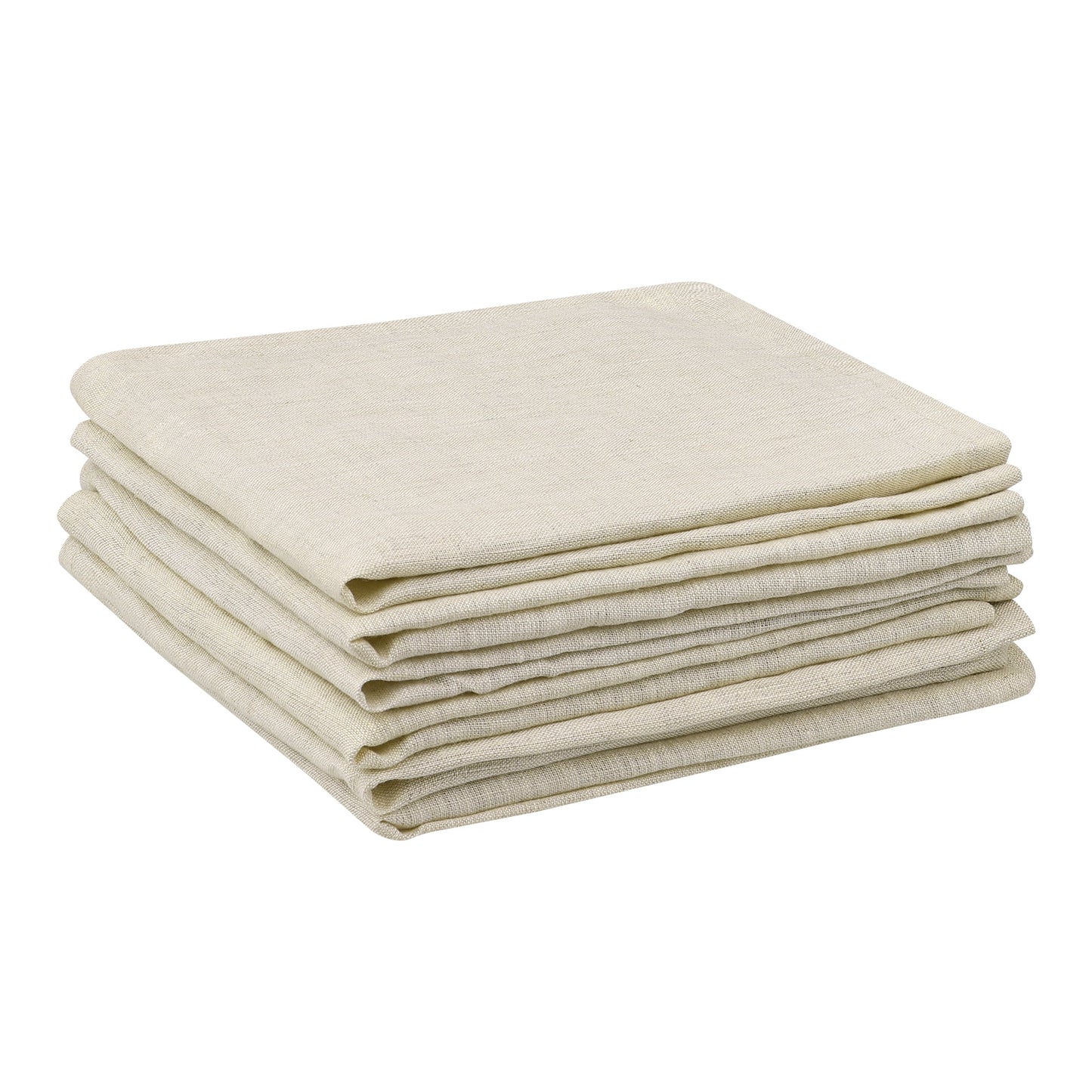 Unique Bargains 6 Pack Linen Napkins Great Napkins for Party Wedding Dinner Banquet Grey