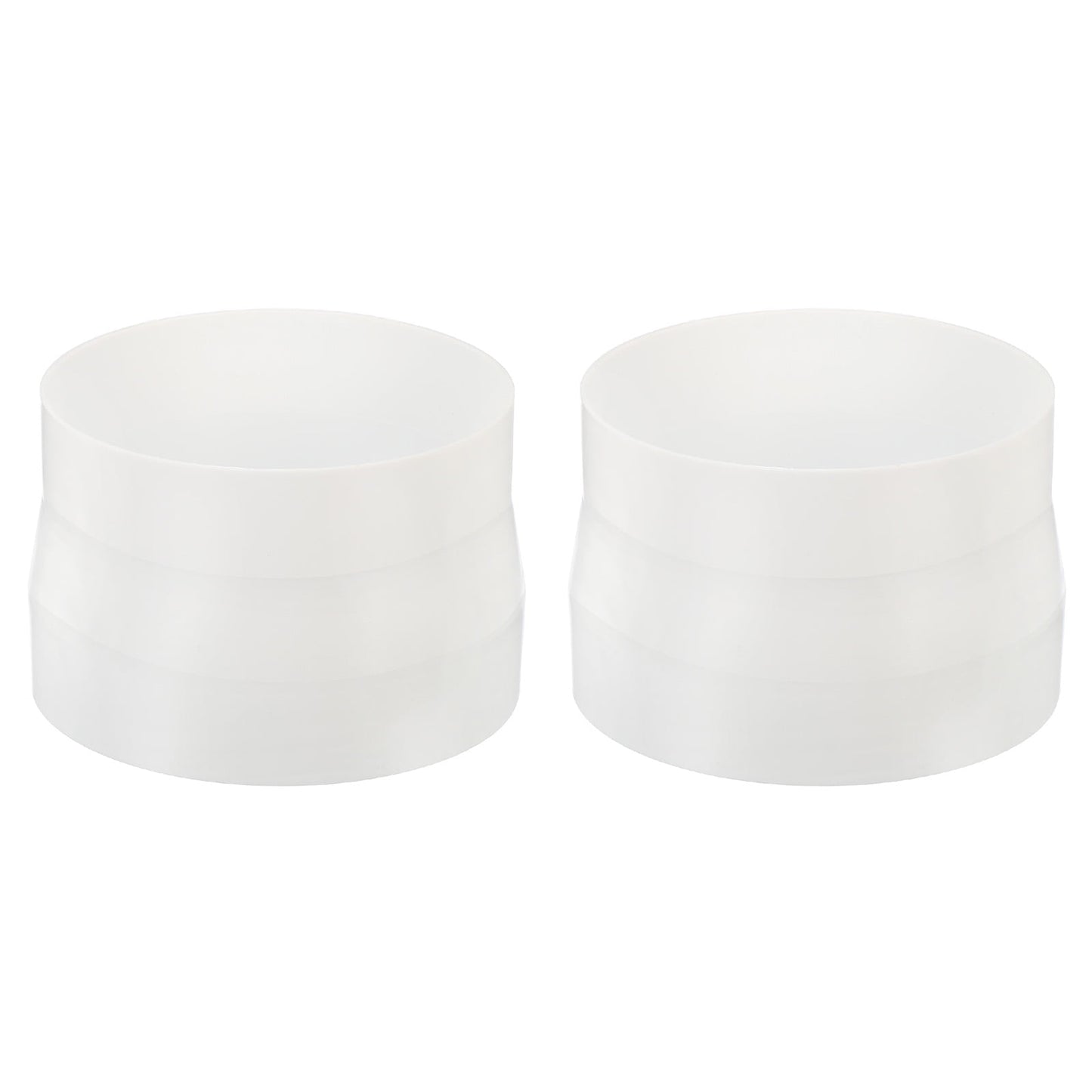 Unique Bargains ABS Ducting Airflow Tube Increaser Adapter for HVAC System White 7" to 6"