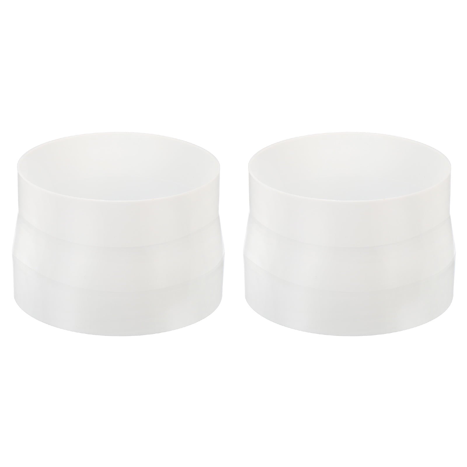 Unique Bargains ABS Ducting Airflow Tube Increaser Adapter for HVAC System White 7" to 6"