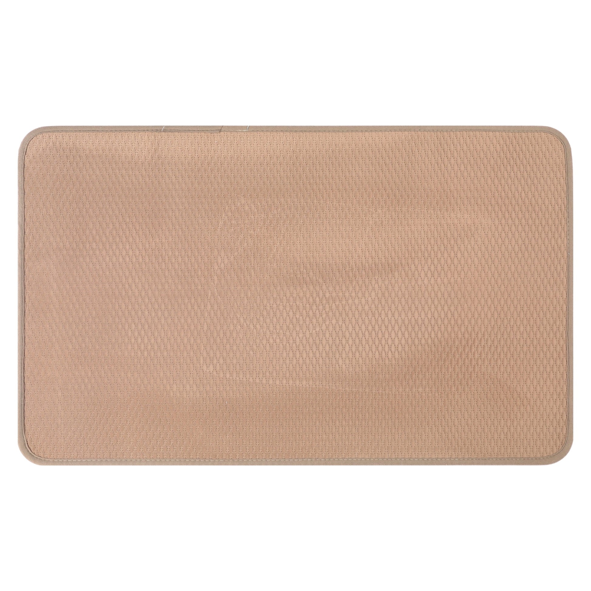 Unique Bargains Bathroom Mat Soft Absorbent Bath Rugs Brown 20" x 32"