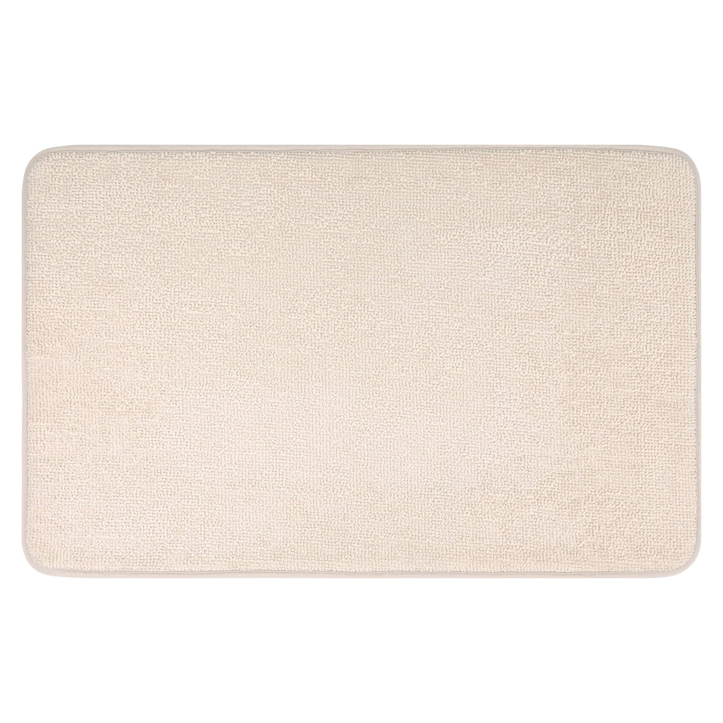Unique Bargains Bathroom Rug Soft Non Slip Memory Foam Mat Khaki 20" x 32"