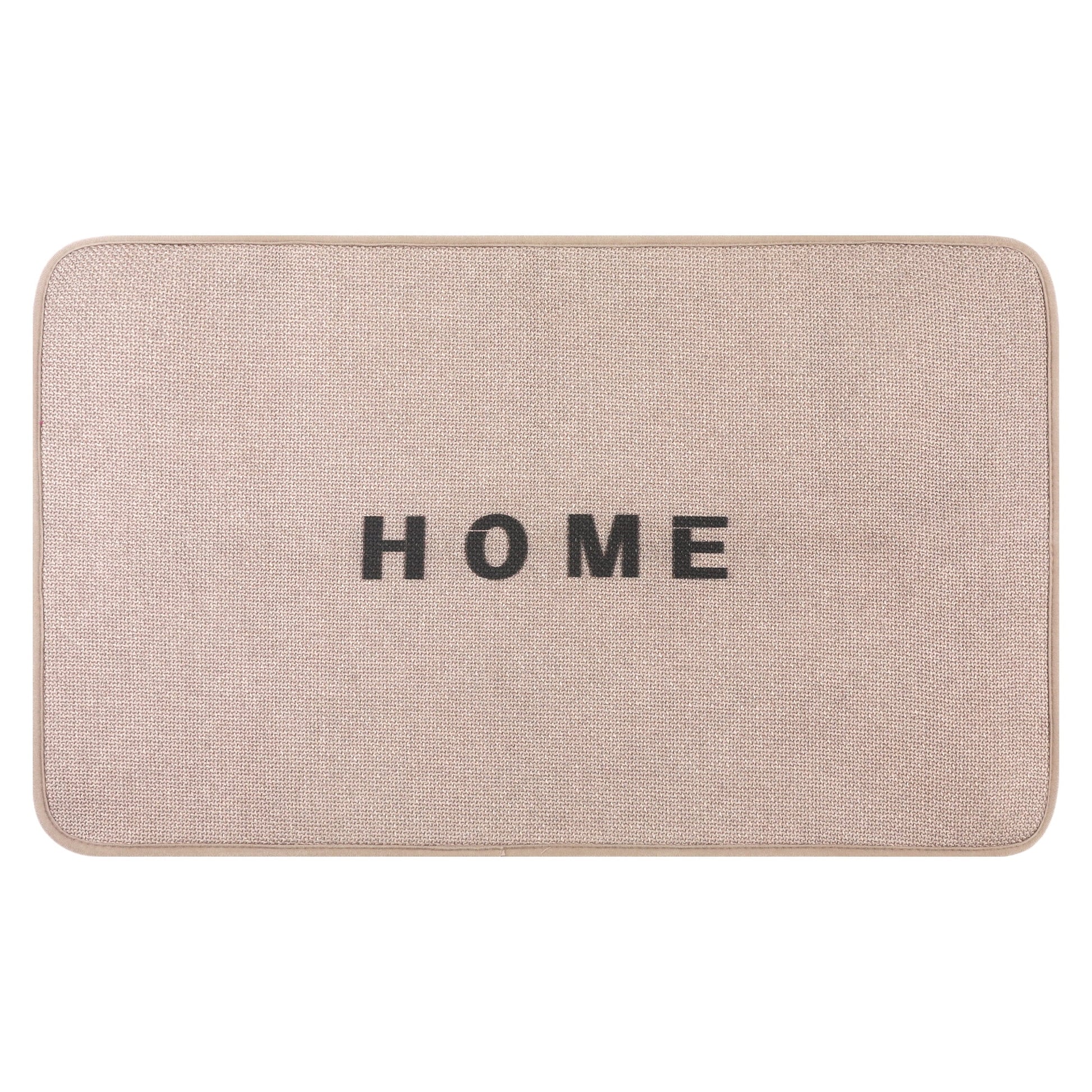 Unique Bargains Boho Bathroom Rugs Absorbent Non Slip Washable Bath Rugs Khaki 20" x 32"