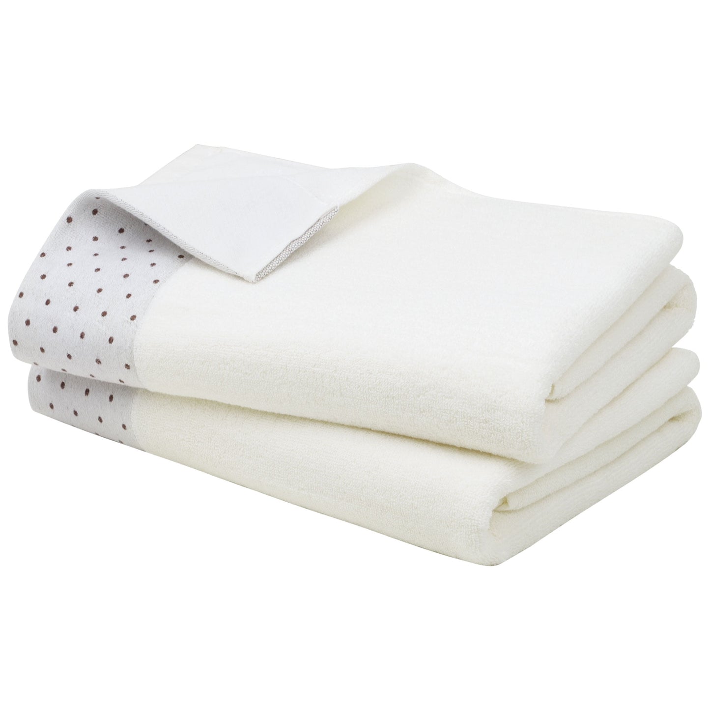 Unique Bargains Hand Towel Set 27" x 54" Soft 100% Combed Cotton 600 GSM Luxury Towels 2 Beige