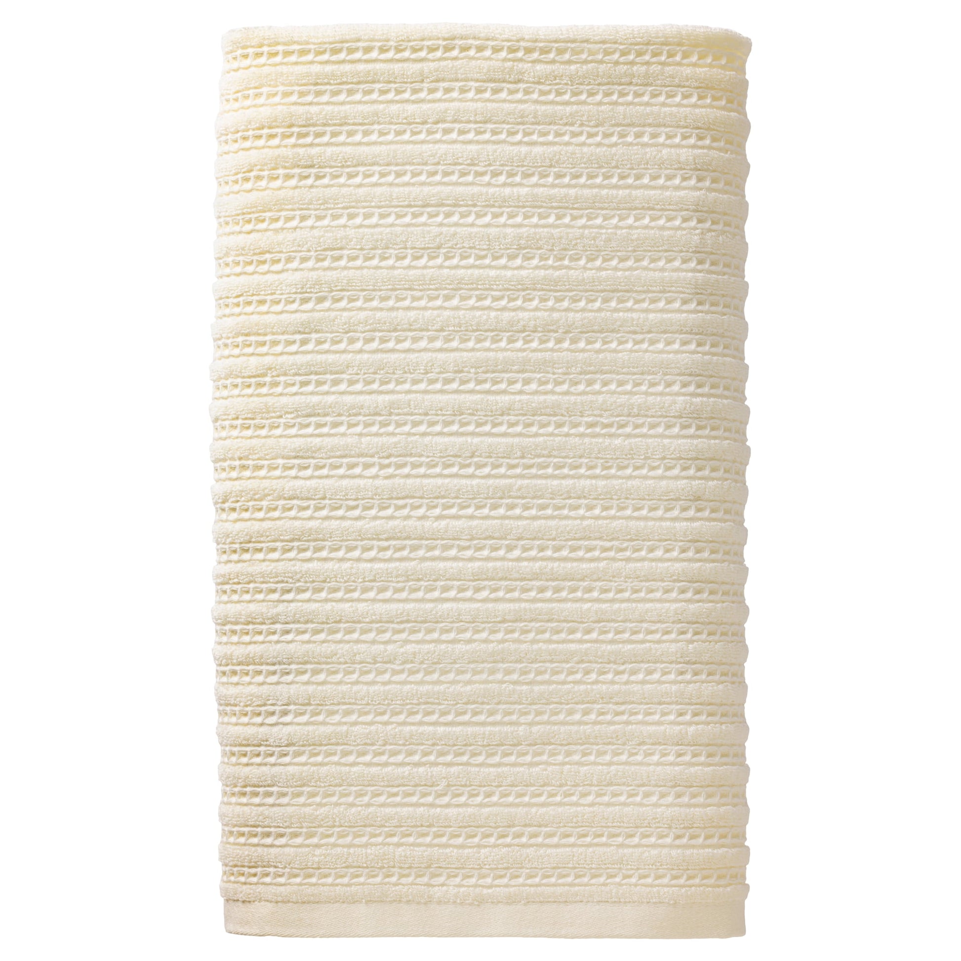 Unique Bargains Cotton Waffle Soft Absorbent Bath Towels White 55" x 28"