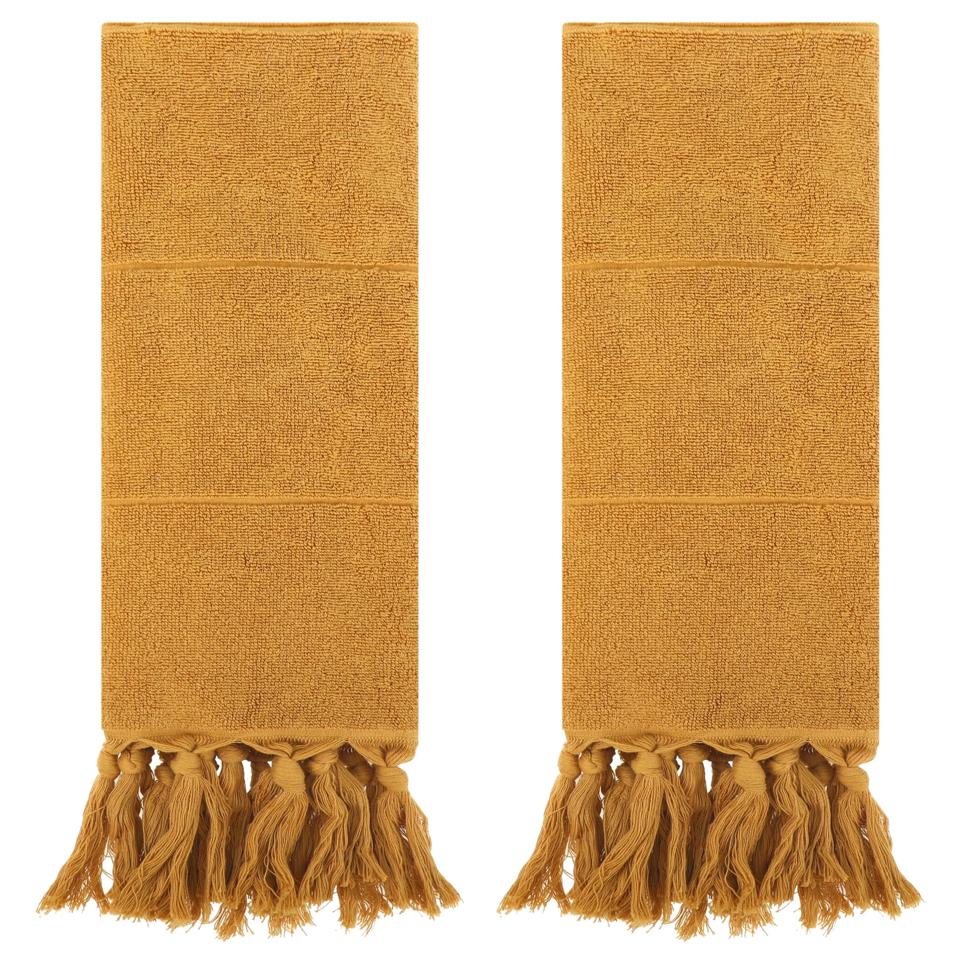 Unique Bargains Decorative Turkish Hand Towels for Bathroom Blue 2 Pieces