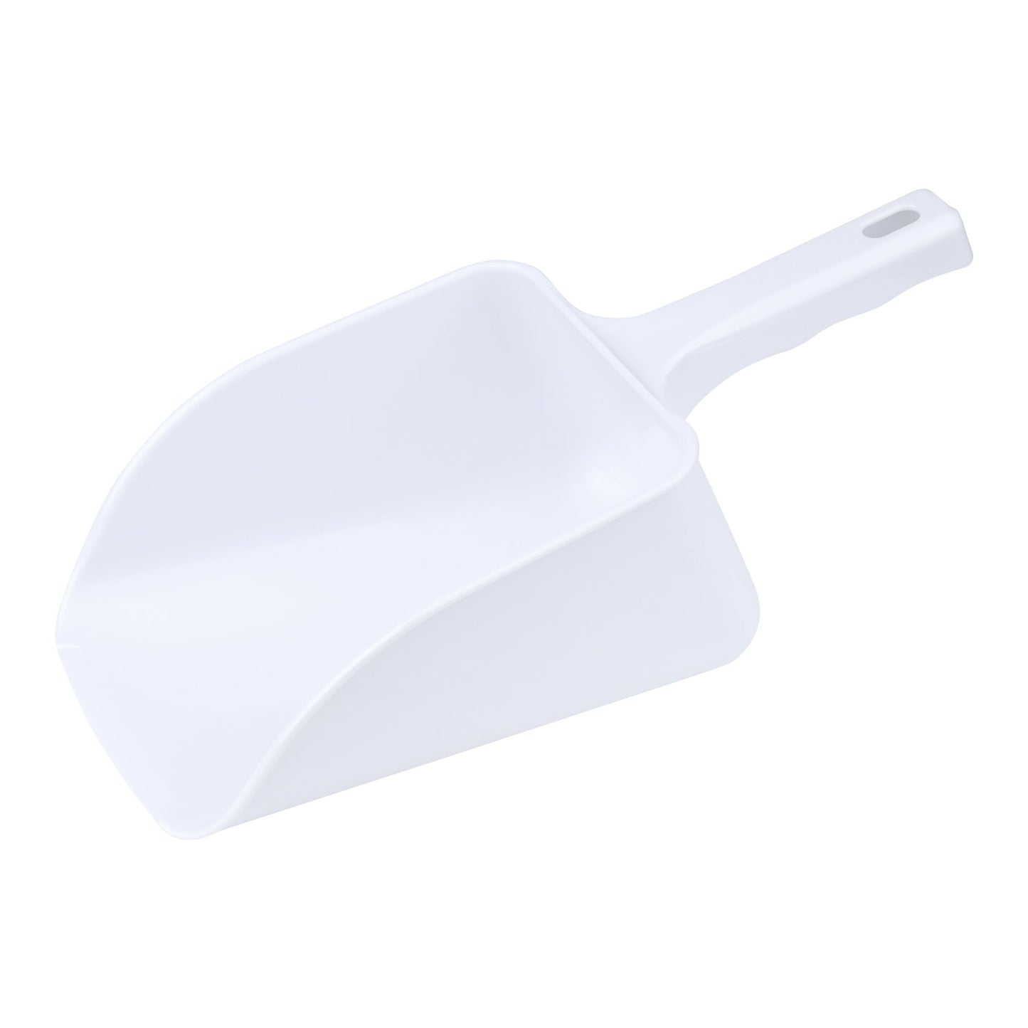Unique Bargains Easy Clean Plastic Kitchen Use Ice Scoop White-1PCS 14.2*6.1inch