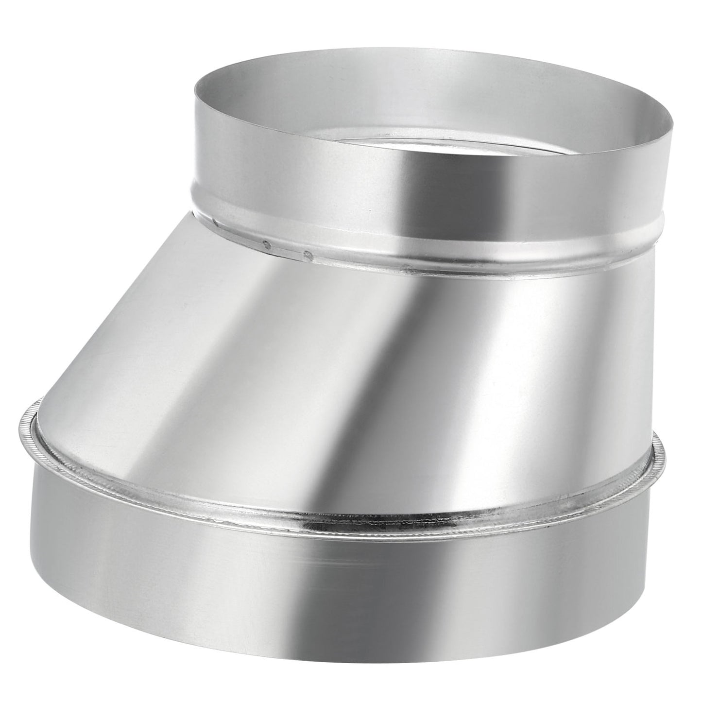 Unique Bargains Eccentric Duct Reducer Ducting Connector Air Duct Adapter Pipe 6" to 4"
