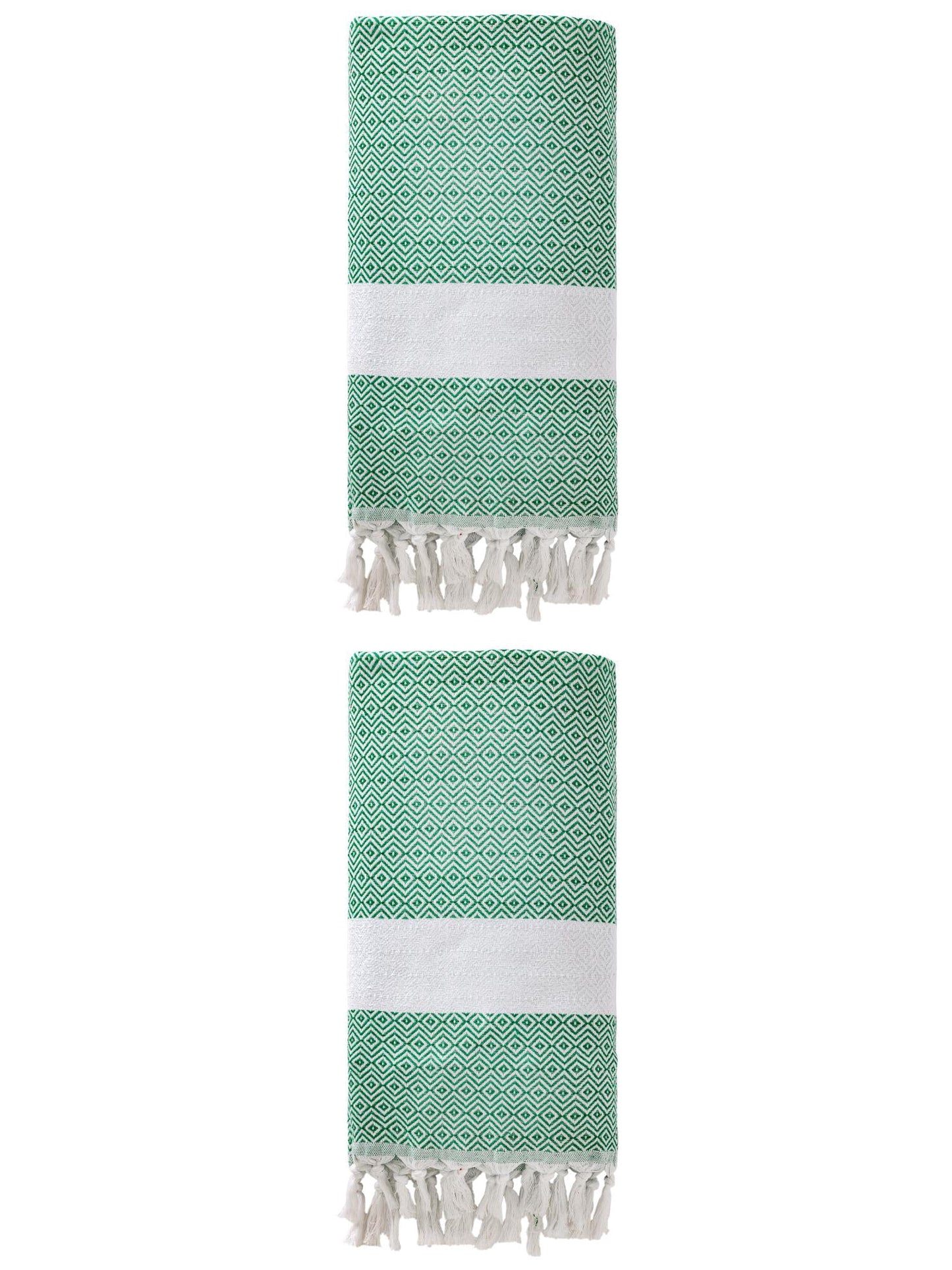 Unique Bargains Geometric Sandproof Turkish Beach Towel Light Purple/Sky Blue 71"x40"