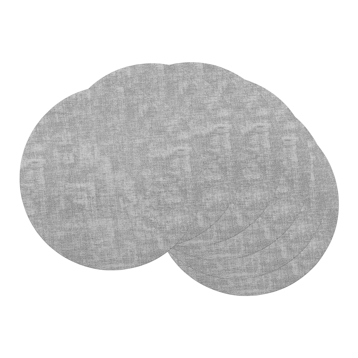 Unique Bargains Kitchen Placemats Washable Table Mat Wipeable Placemats Gray 13x13in