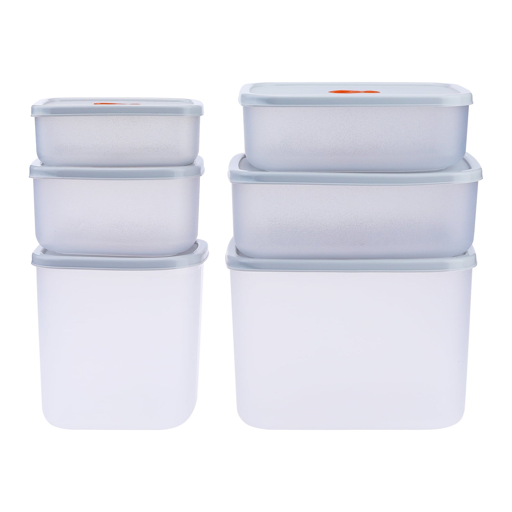 Unique Bargains Meal Prep Food Containers 6 Packs Rectangle/Square