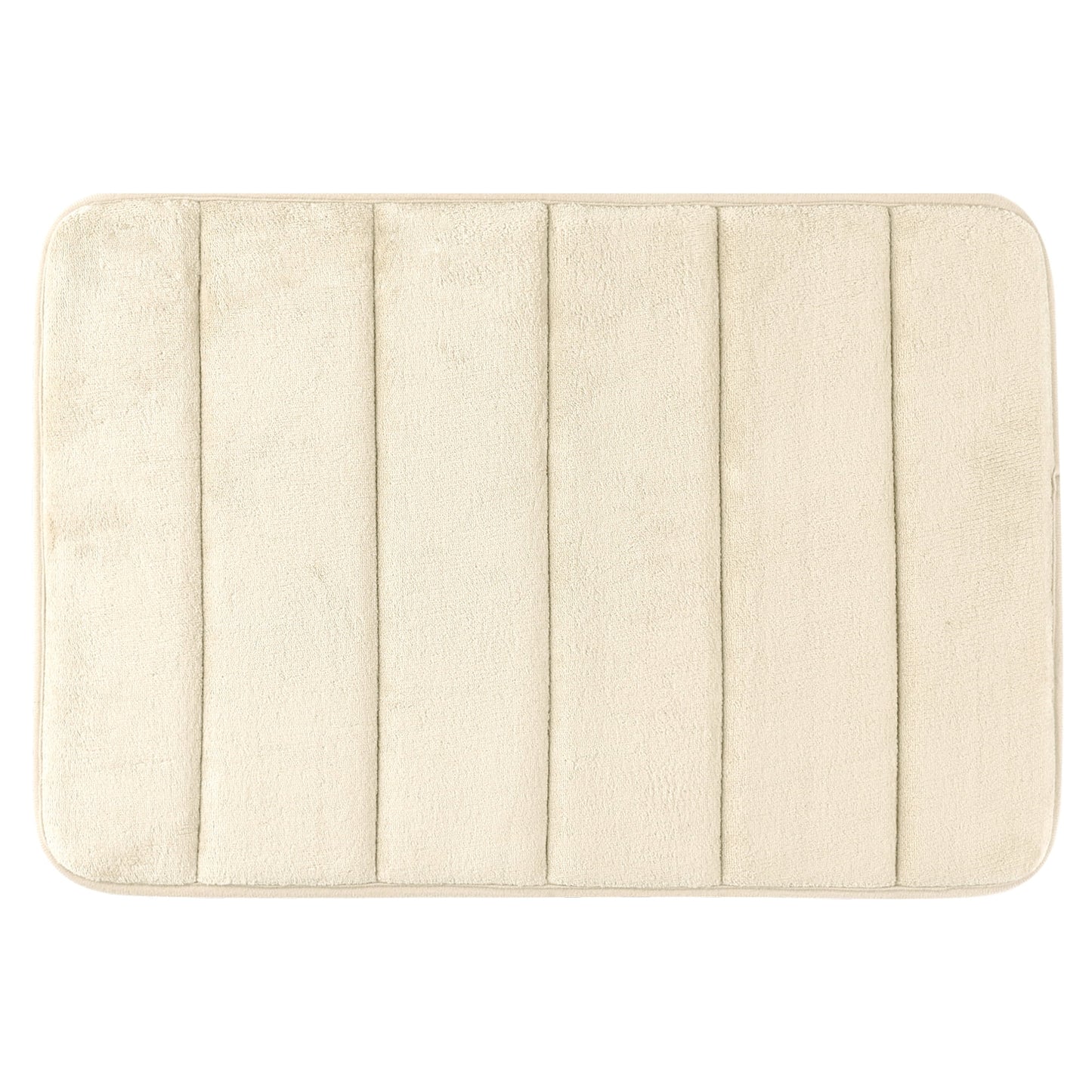 Unique Bargains Non Slip Bathroom Rug Soft Bathroom Mat Quick Dry Anti Skid Bath Rugs Khaki 20"x32"