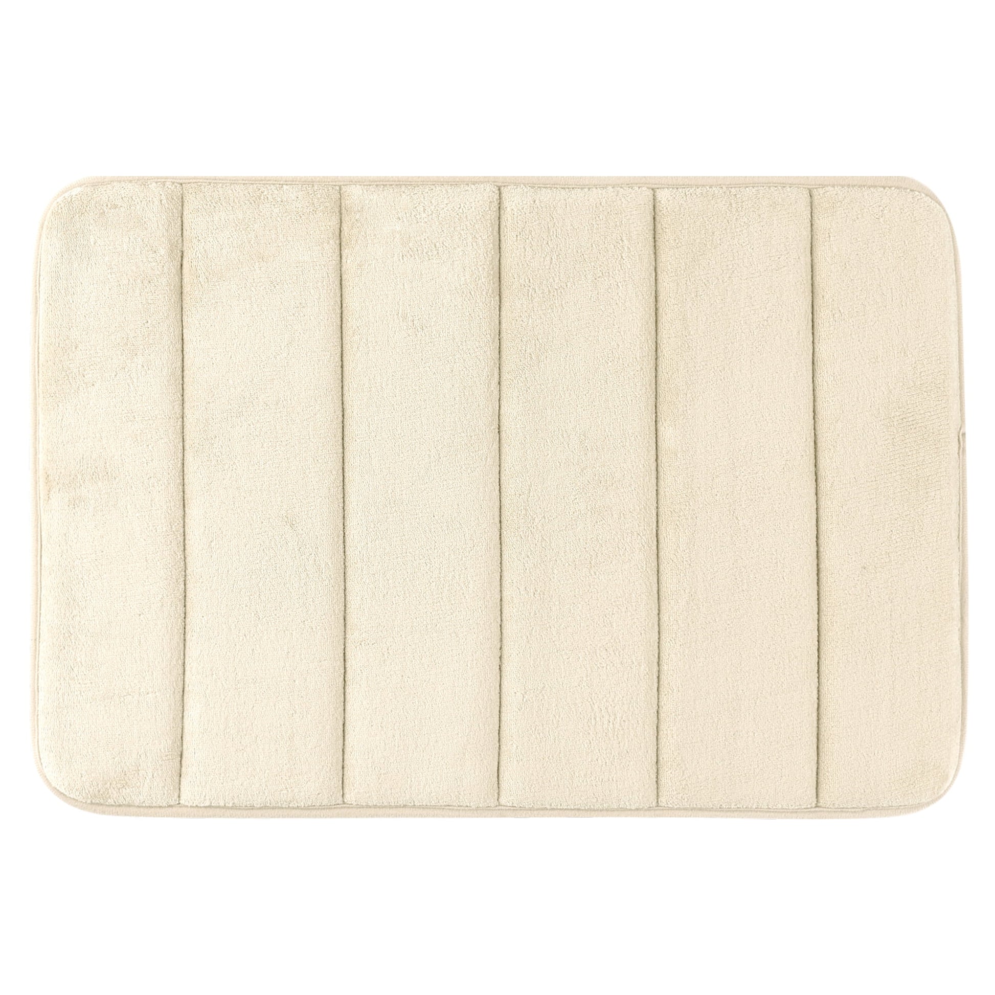 Unique Bargains Non Slip Bathroom Rug Soft Bathroom Mat Quick Dry Anti Skid Bath Rugs Khaki 20"x32"