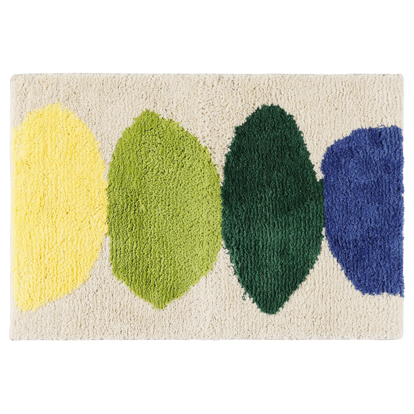 Unique Bargains Soft Plush Non-Slip Printing Mat Quick Dry for Bathroom Floor Beige 20"x32"