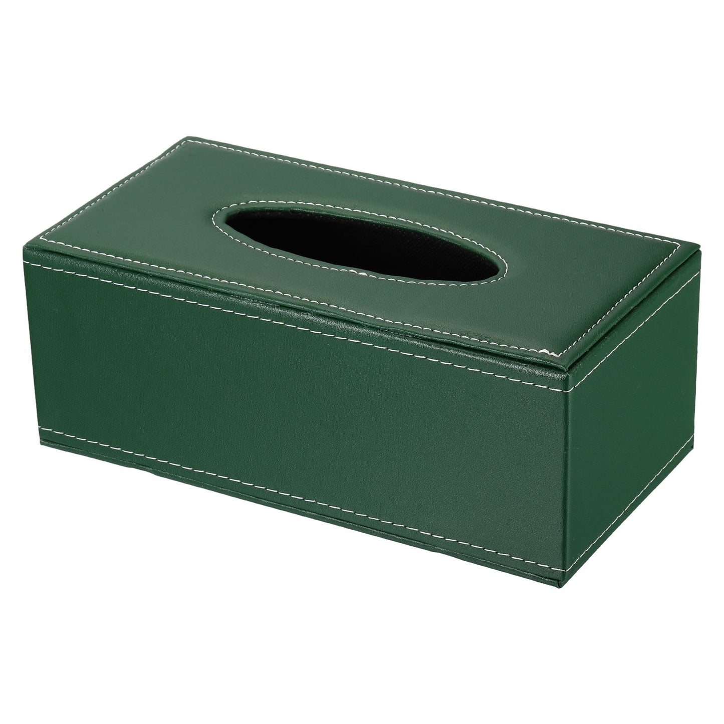 Unique Bargains Tissue Box Cover Napkin Paper Towel Dispenser Holder Red 7.9x4.7x3.7"