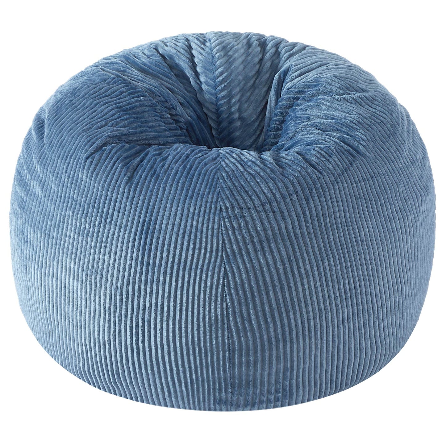 Urban Shop, Ribbed Compressed Foam Kids and Teen Chair, Daylily Pink
