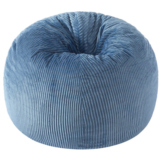 Urban Shop, Ribbed Compressed Foam Kids and Teen Chair, Daylily Pink