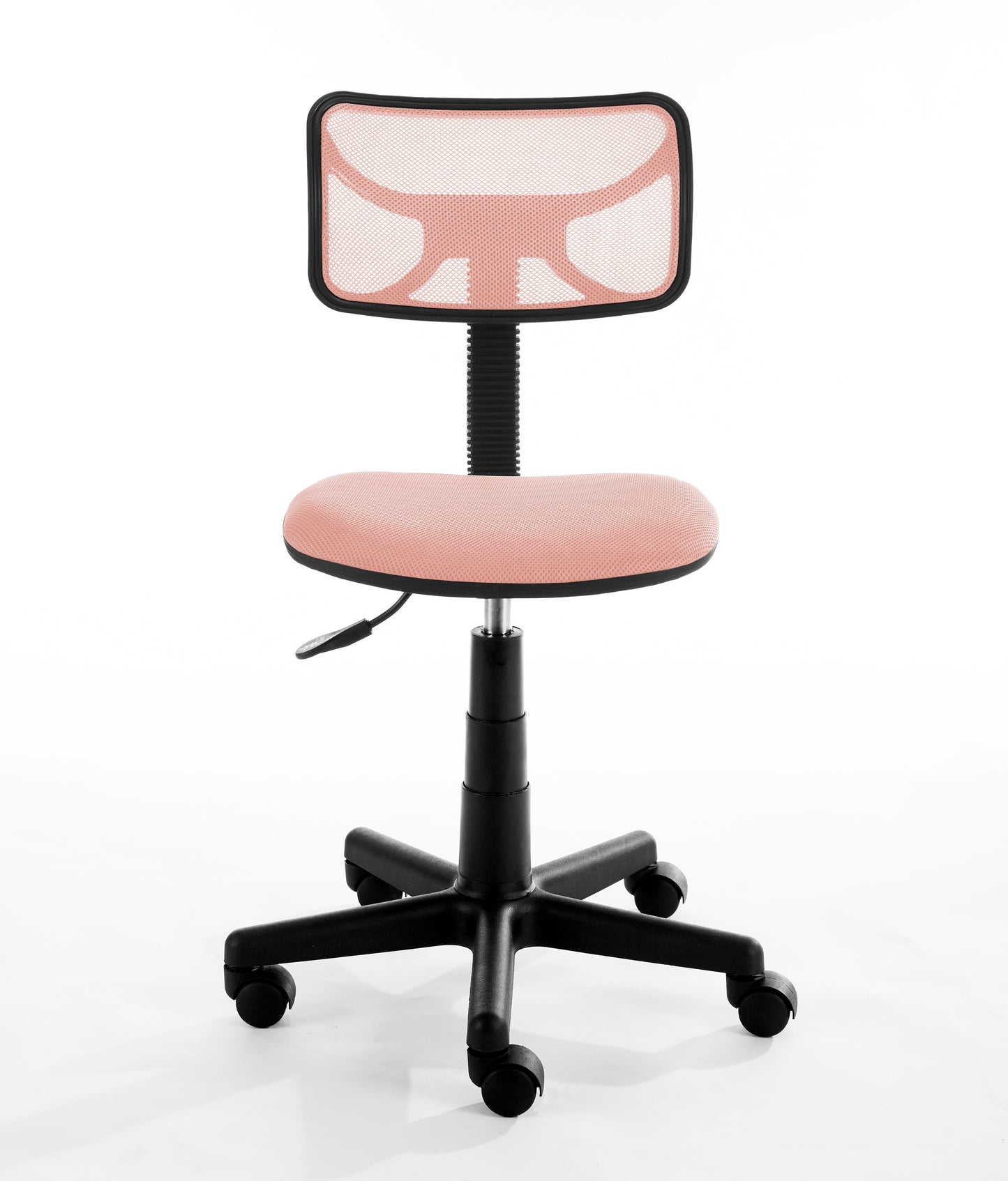 Urban Shop Swivel Mesh Office Chair,, Pink, Adjustable Height