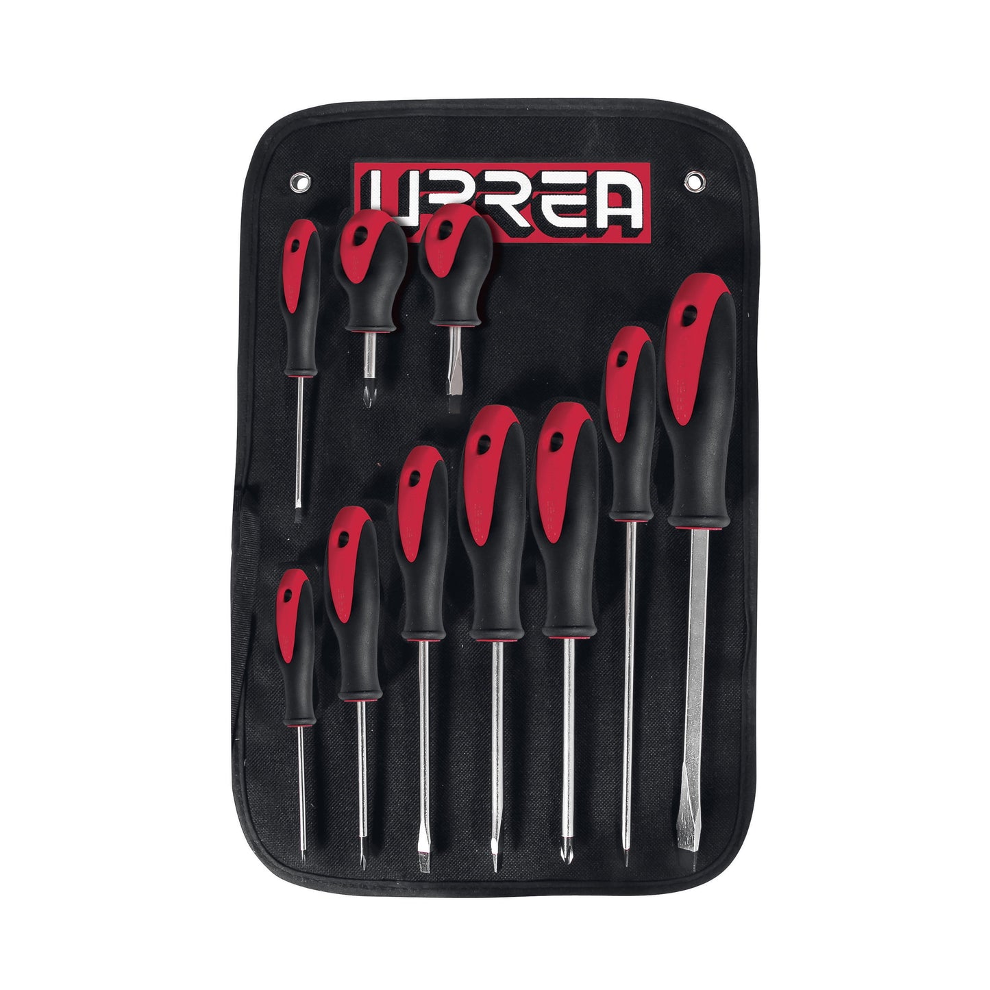 Urrea Bimaterial Screwdriver Set, 10 Pieces