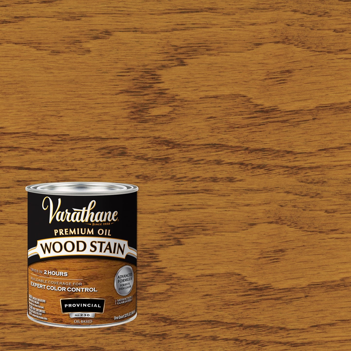 2 Pack, Provincial, Varathane Premium Oil-Based Interior Wood Stain-211717H, Quart
