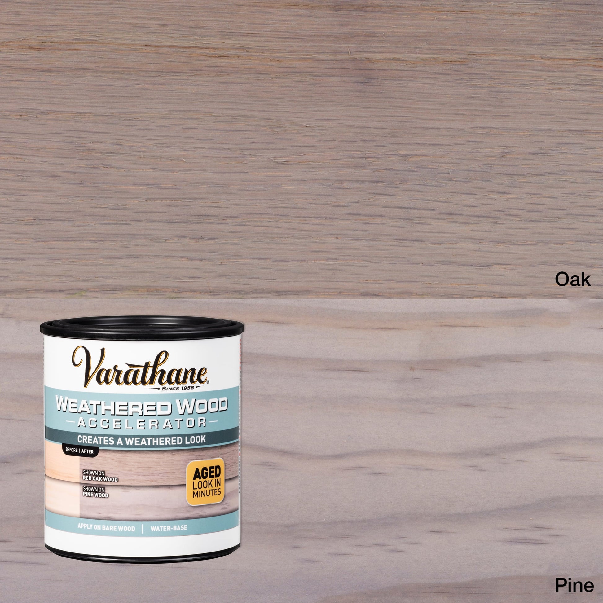 2 Pack, Varathane Weathered Wood Accelerator-313835, Quart
