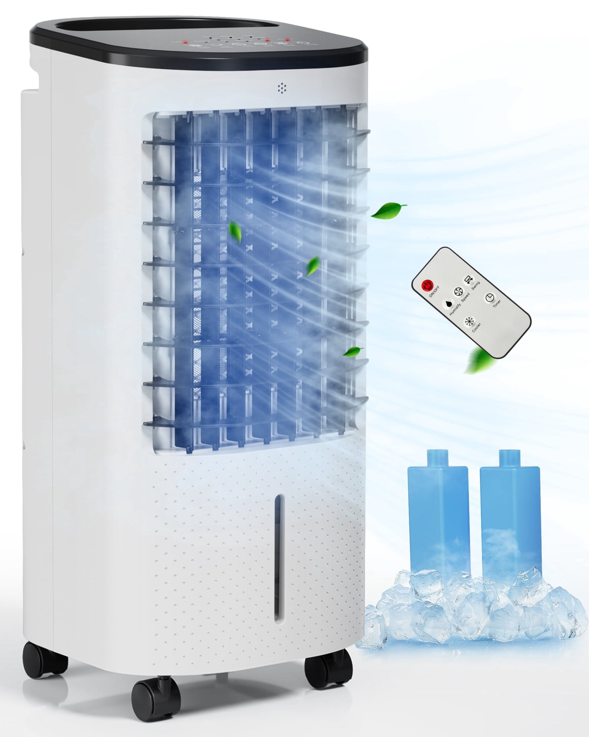 SUGIFT 206 Evaporative Portable Air Cooler Fan & Humidifier, White