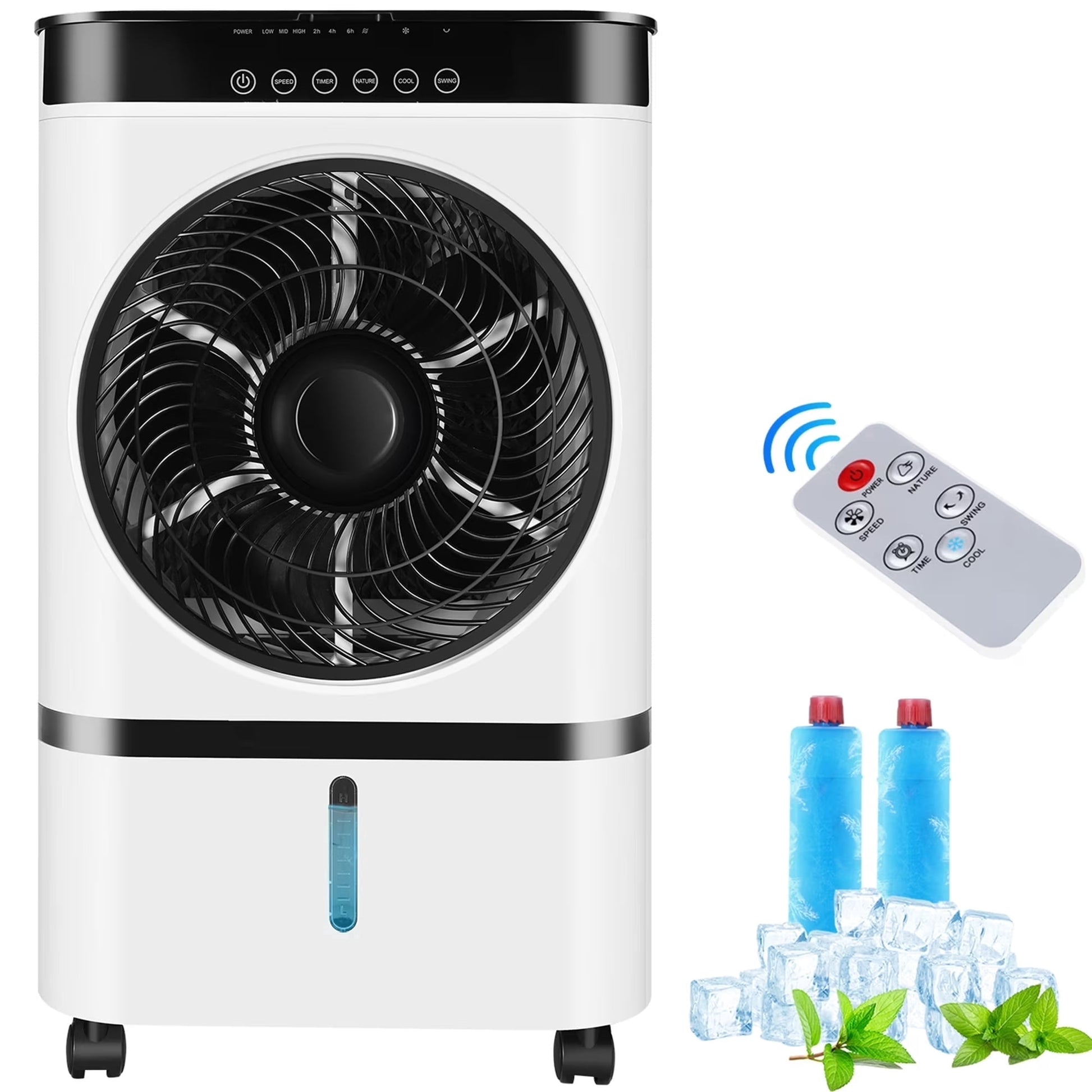 SUGIFT 301 Evaporative Air Cooler Portable Air Cooling Fan, White