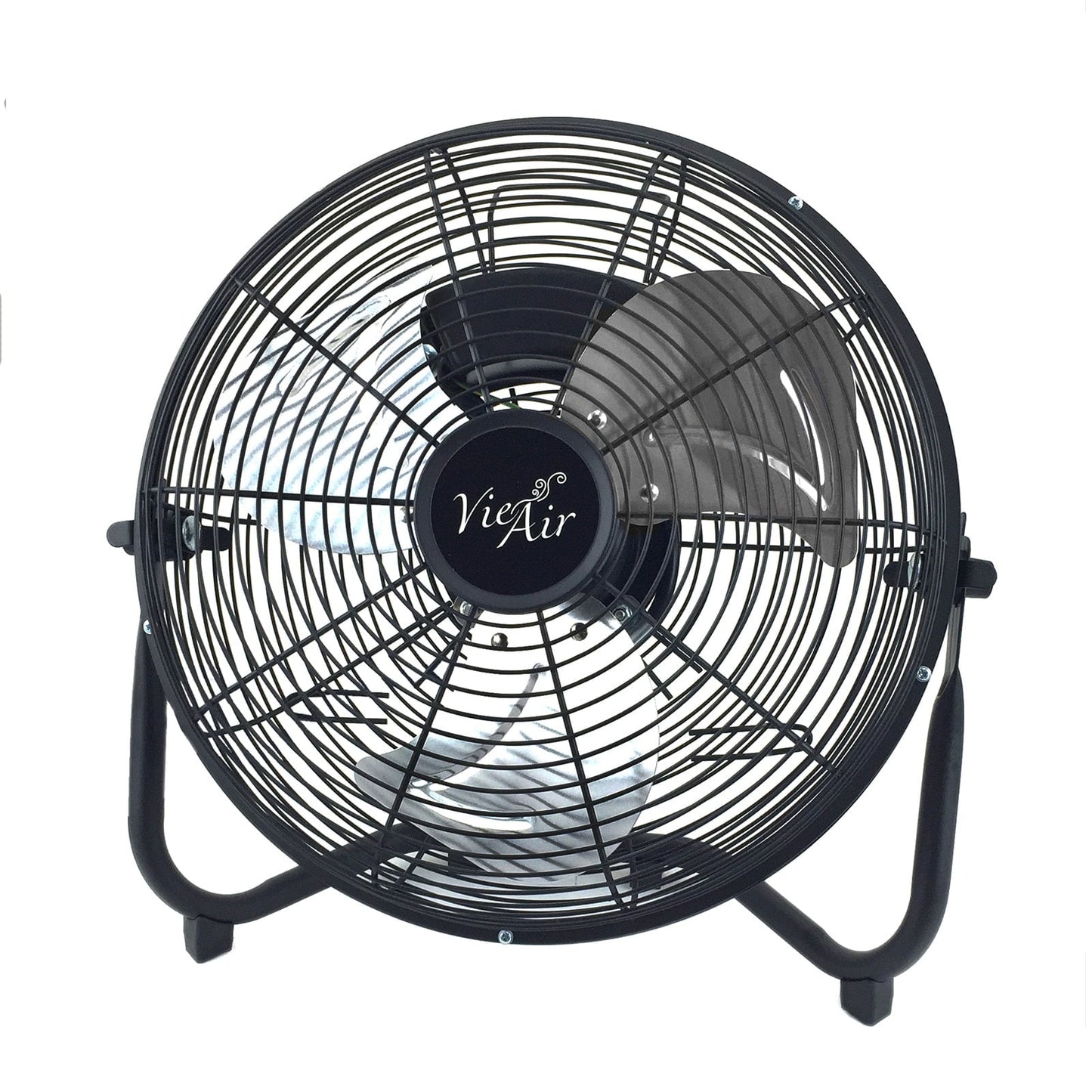 Vie Air 9" High Velocity Tilting 3 Speed Metal Floor Fan