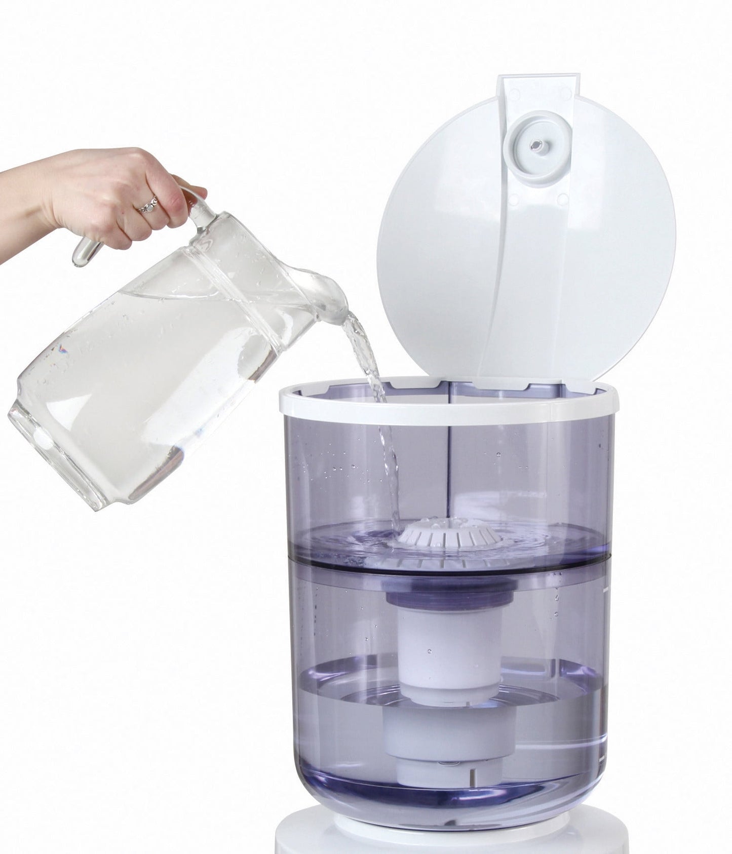 VitapurÂ® Water Filtration Bottle System for Top-Load Water Dispensers, White