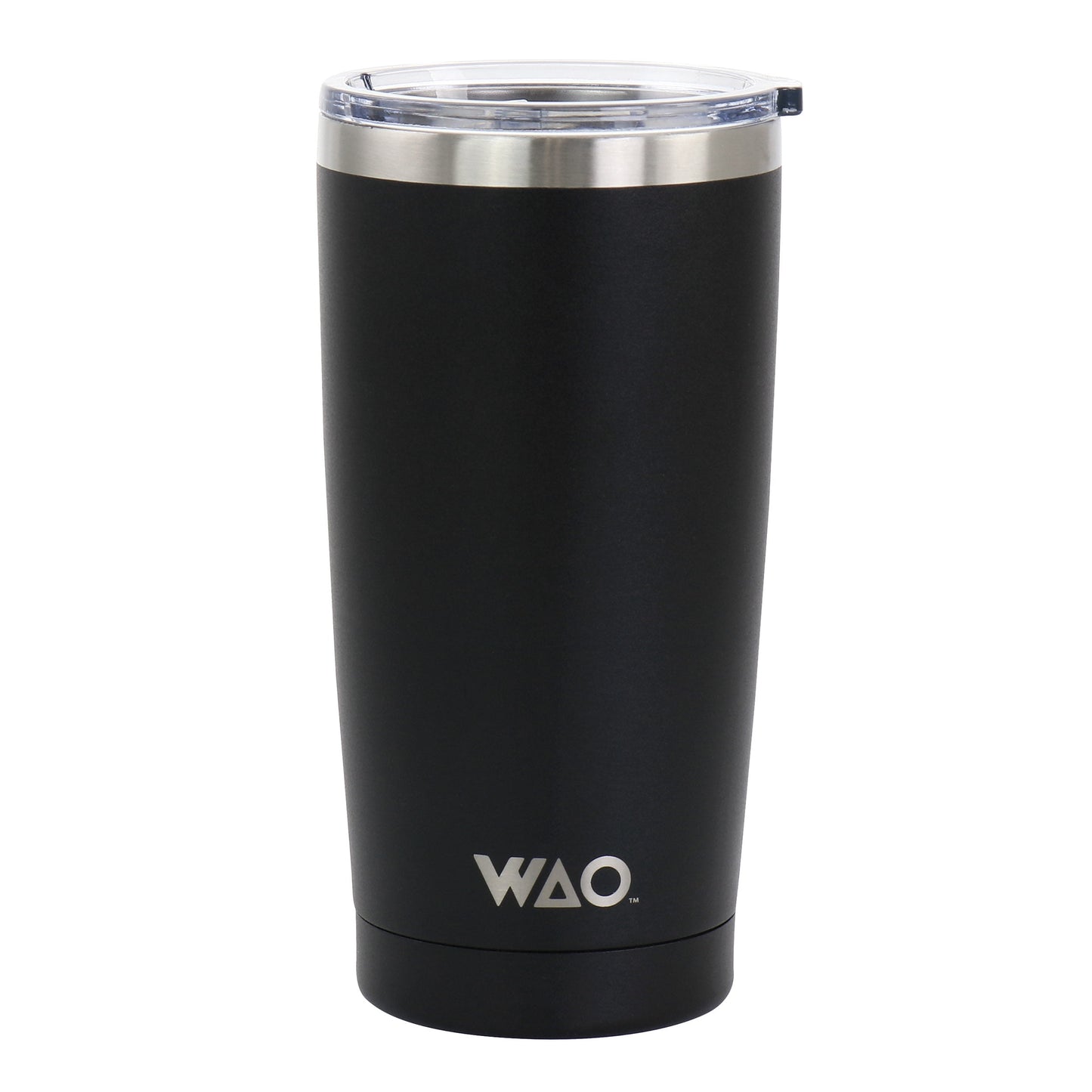 WAO 18 oz. Thermal Tumbler with Acrylic Lid in Matte Black