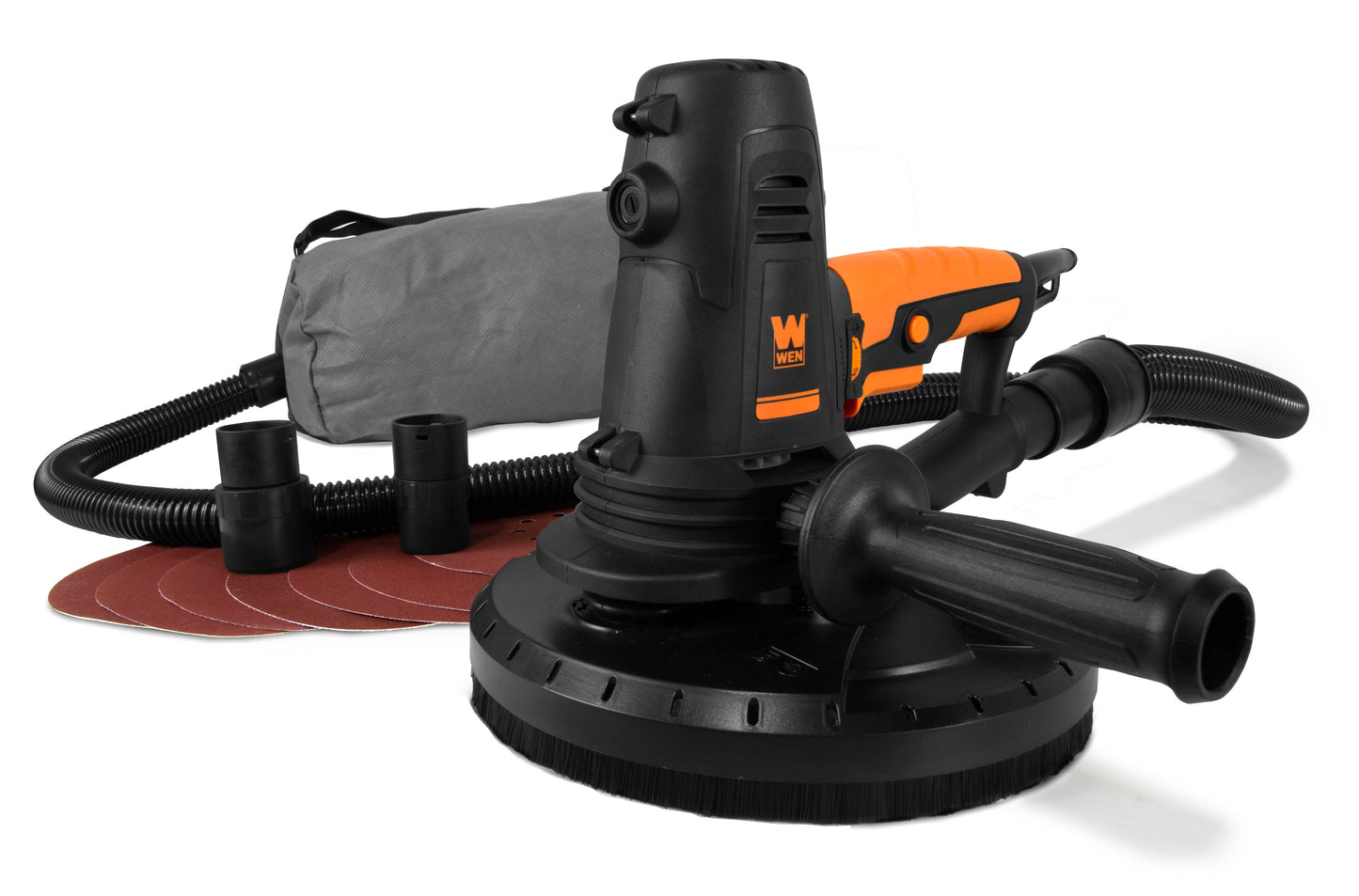 WEN 10-Amp Variable Speed Handheld Drywall Sander with Dust Hose and Collection Bag