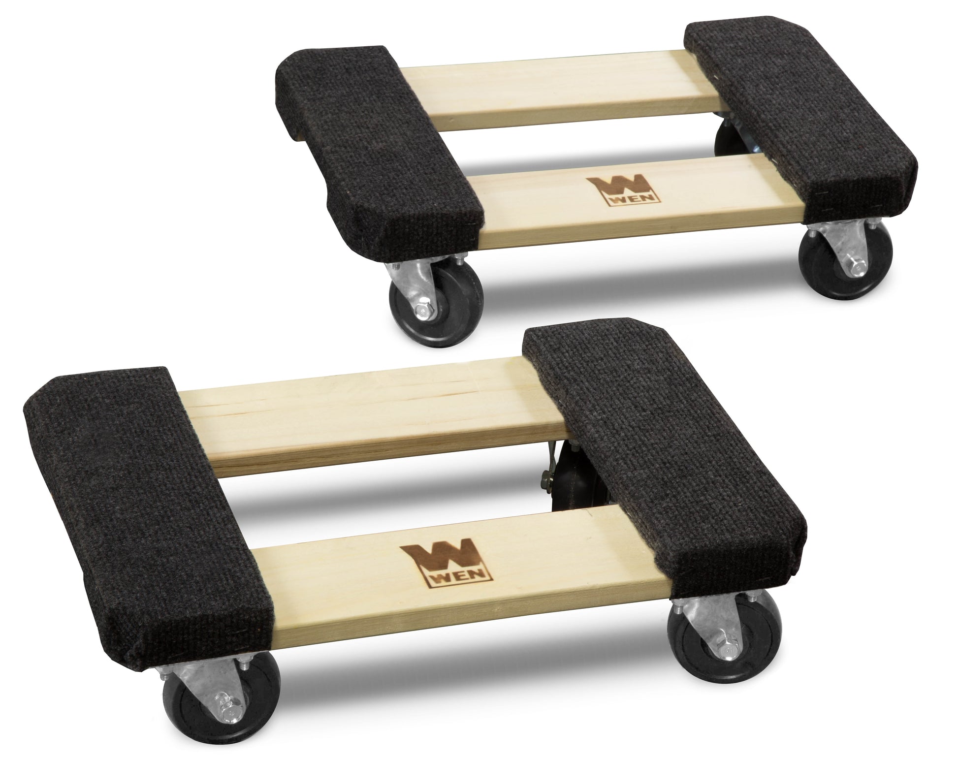 WEN 1320-Pound Capacity 12-by-18-inch Hardwood Furniture Dolly, 2-Pack