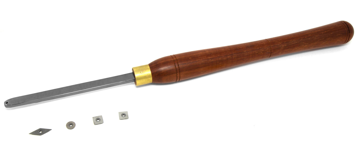 WEN 18.5-Inch Indexable Wood Turning Chisel with Four Carbide Cutter Tips