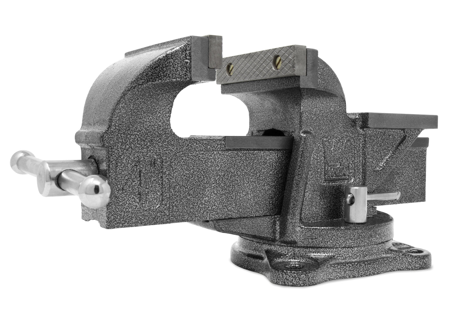 WEN 4-Inch Heavy Duty Cast Iron Bench Vise with Swivel Base