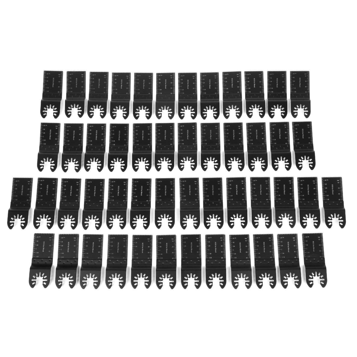 WEN 50-Piece Oscillating Multi-Tool High Carbon Steel 34mm Wood Blade Set