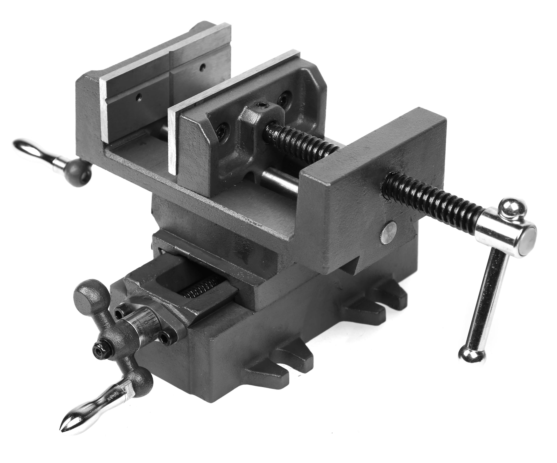 WEN Products 4.25 in. Compound Cross Slide Industrial Strength Benchtop and Drill Press Vise