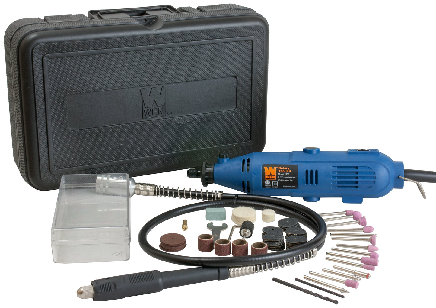 WEN Rotary Tool Kit with Flex Shaft, 2305