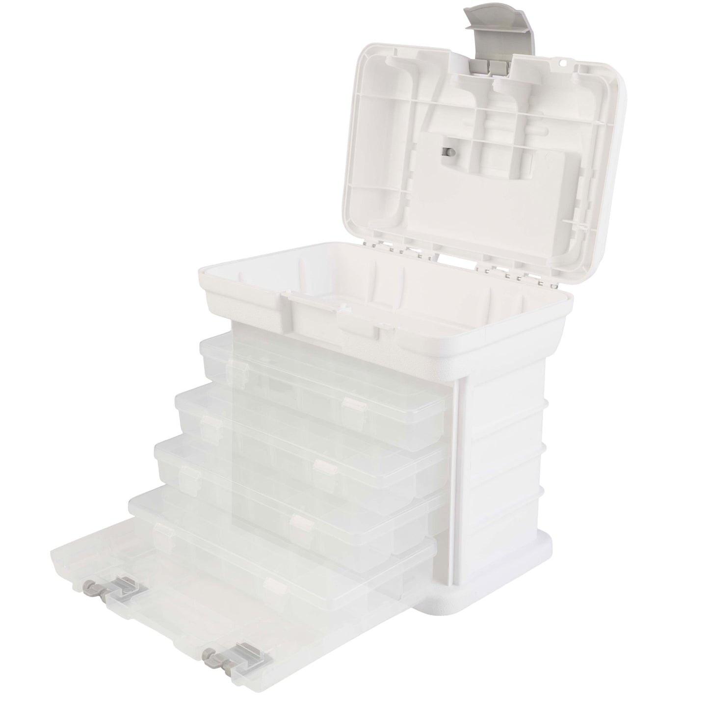 Stalwart Caja de Herramientas Organizadora de Piezas PequeÃ±as para Hardware, Aparejos O Manualidades, Roja