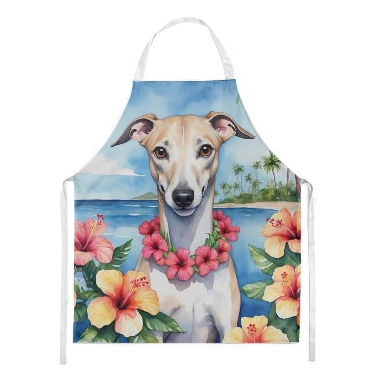 Whippet Luau Apron 27 in x 30 in