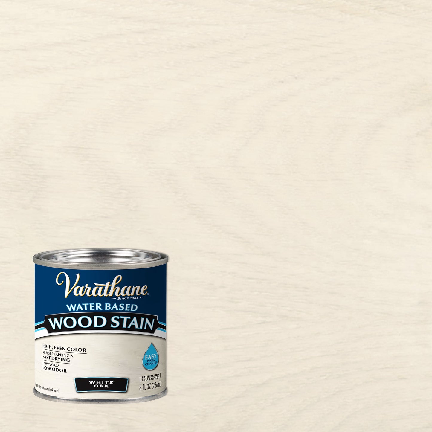 4 Pack, White Oak, Varathane Water-Based Wood Stain-384808, Half Pint