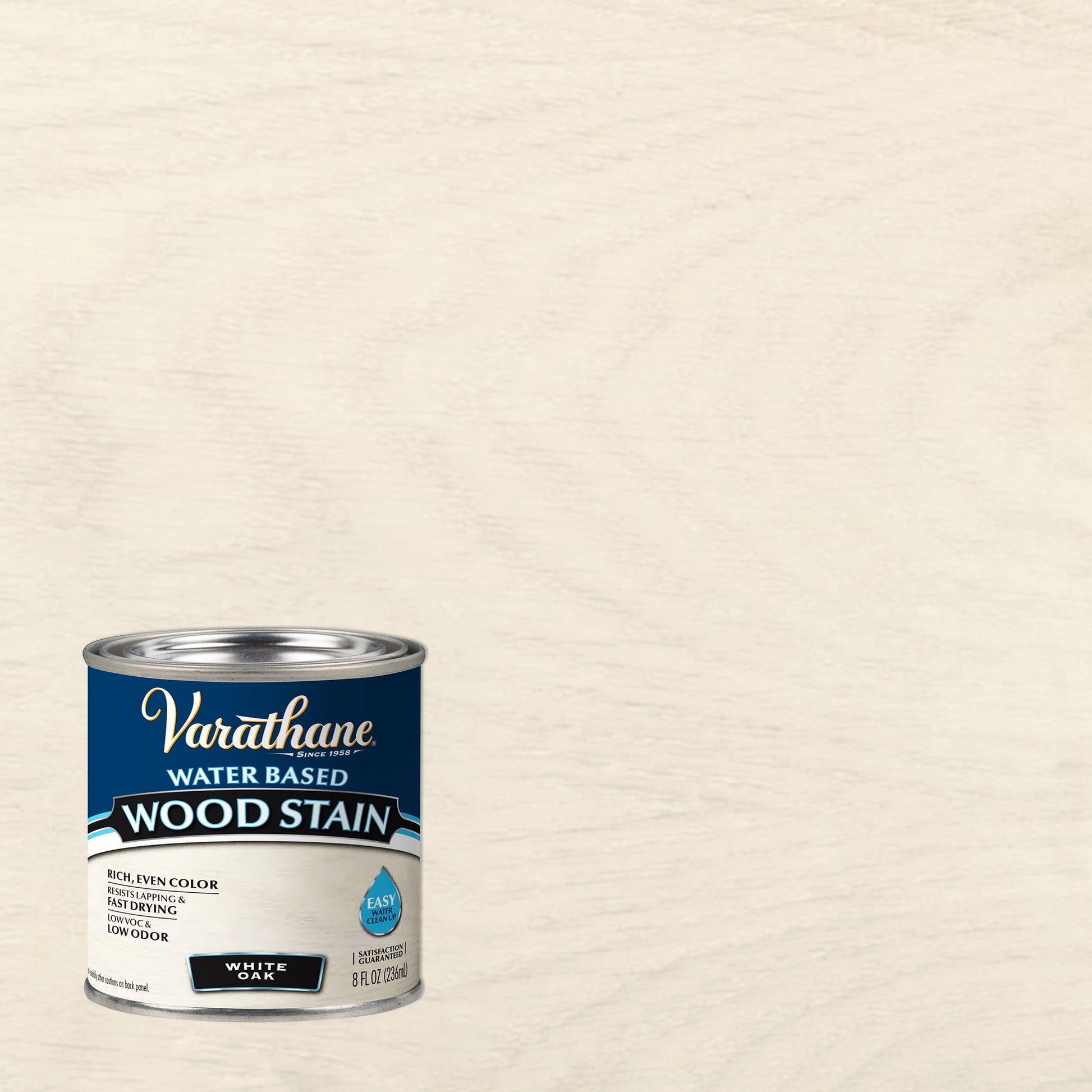 4 Pack, White Oak, Varathane Water-Based Wood Stain-384808, Half Pint