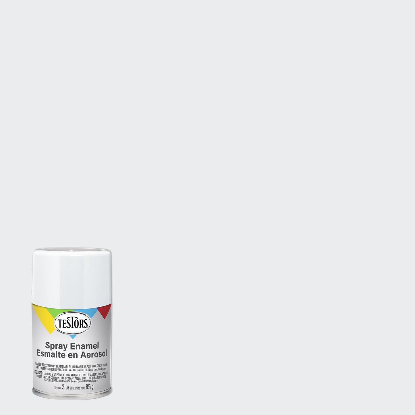 3 Pack, White, Rust-Oleum Testors Gloss Enamel Spray Paint- 1245T, 3 oz.