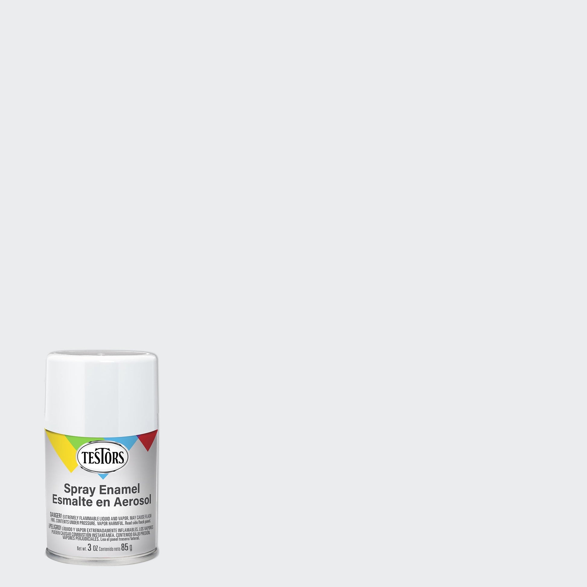 3 Pack, White, Rust-Oleum Testors Gloss Enamel Spray Paint- 1245T, 3 oz.