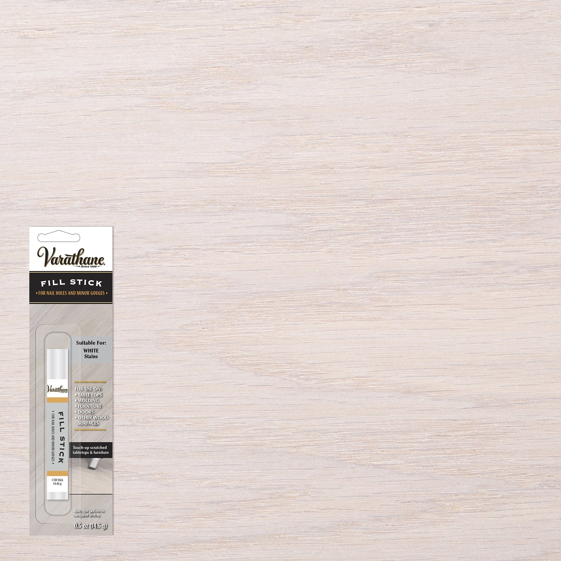 Paquete de 6, Blanco, Varathane Relleno Premium para ReparaciÃ³n de Madera en Barra-266909DSV, 0.5 oz