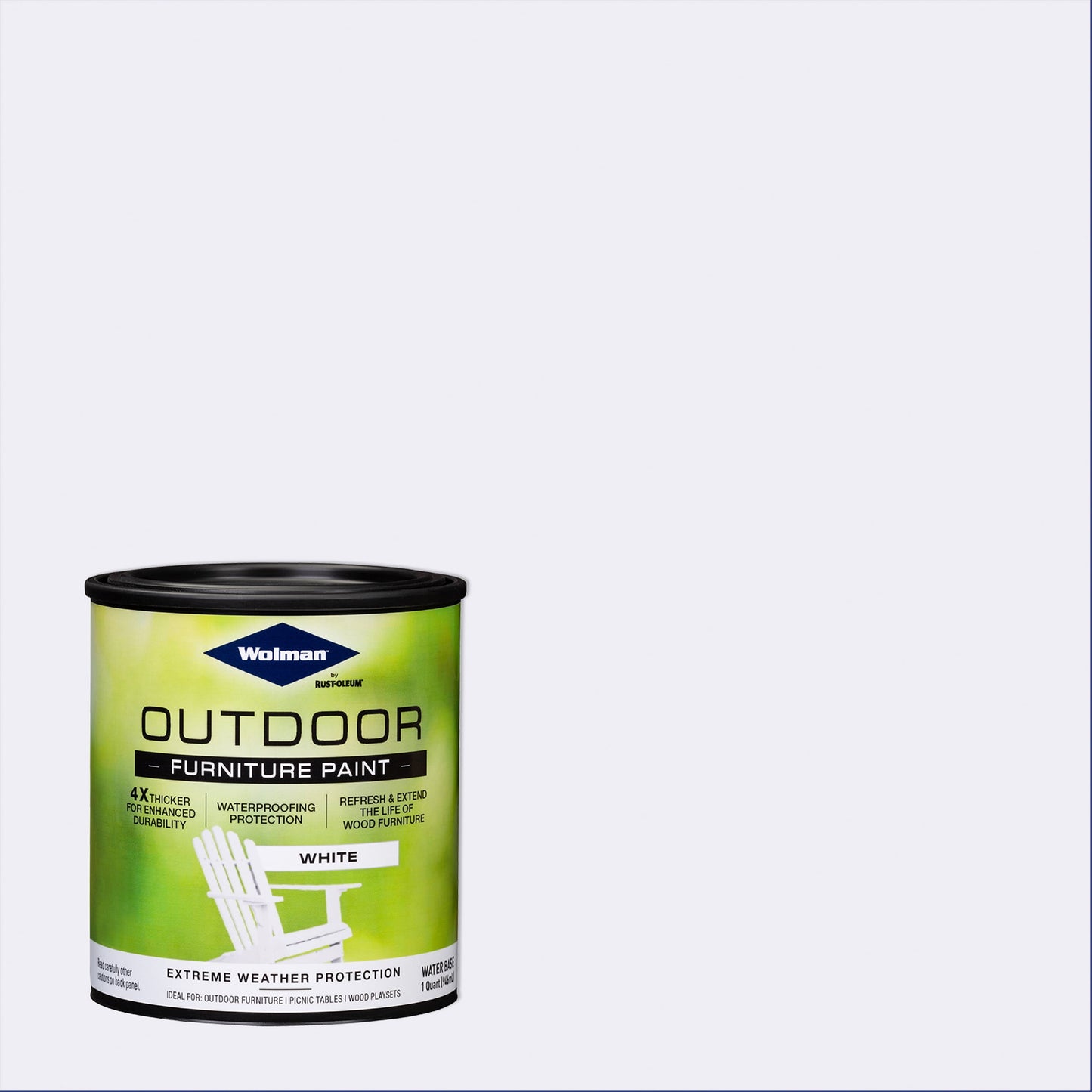 2 Pack, White, Wolman Outdoor Wood Furniture Paint- Quart