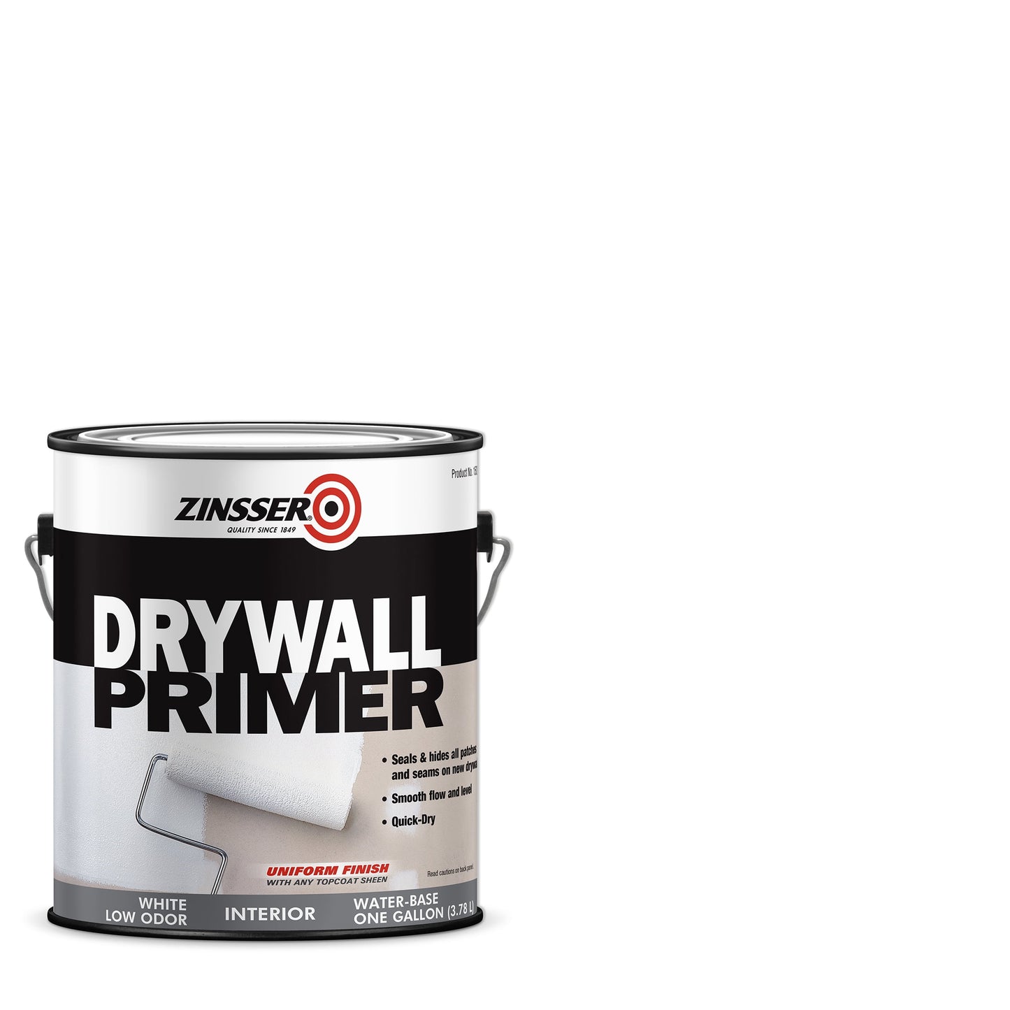 4 Pack, White, Zinsser Flat White Drywall Primer- Gallon