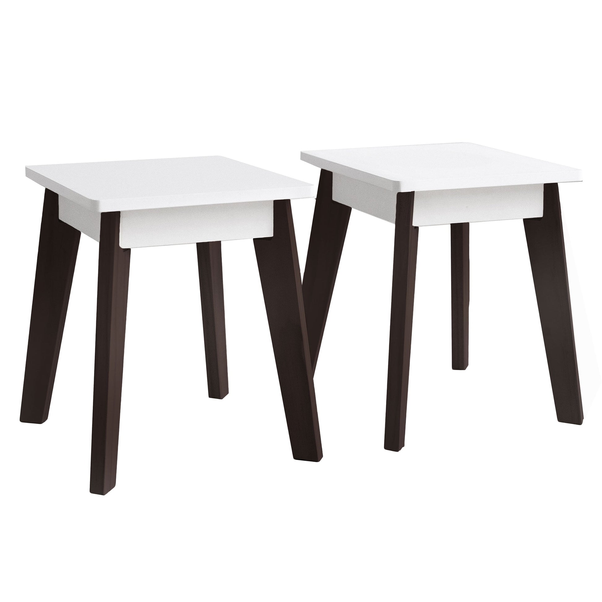 Wildkin Kids Arts & Crafts Table Stools (2) - Espresso