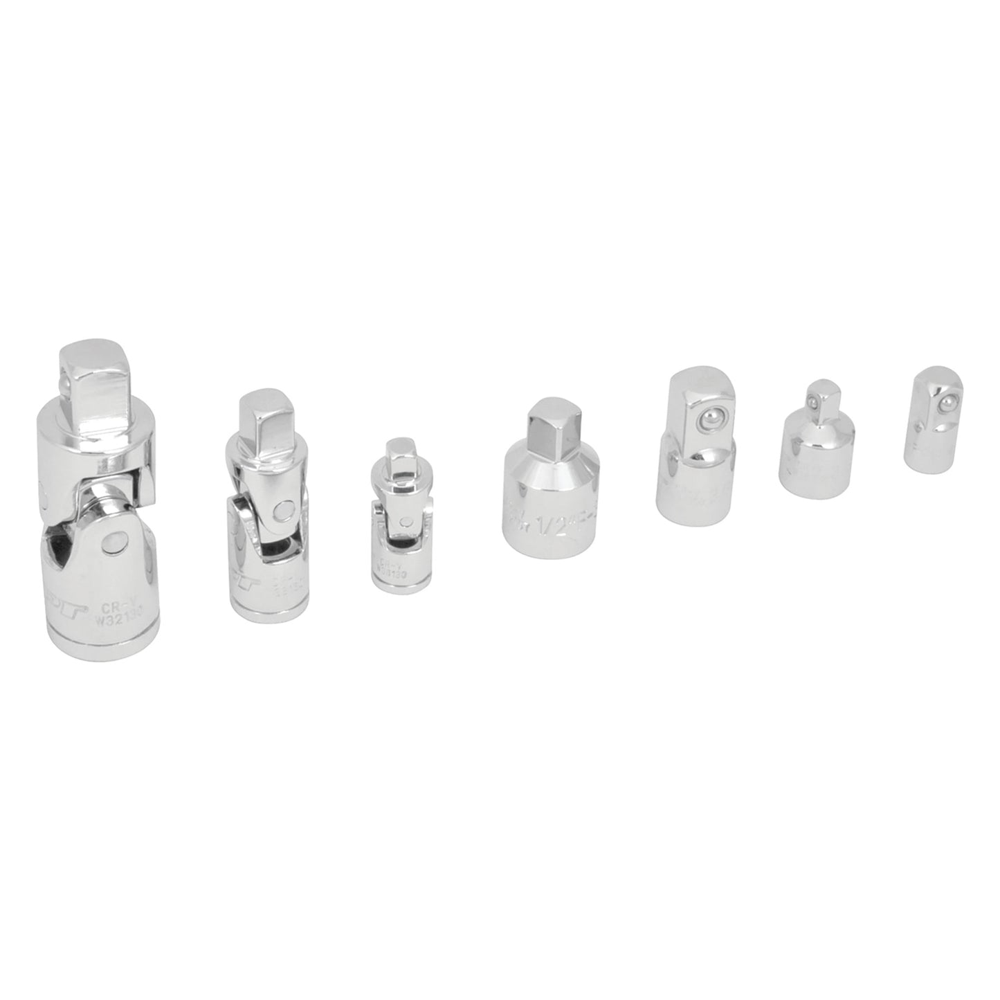 Performance Tool W30935 7 Piece Socket Adpater and U-Joint Set